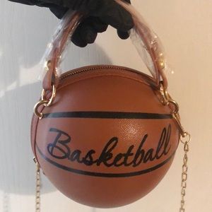 Brown Basketball Purse 🏀